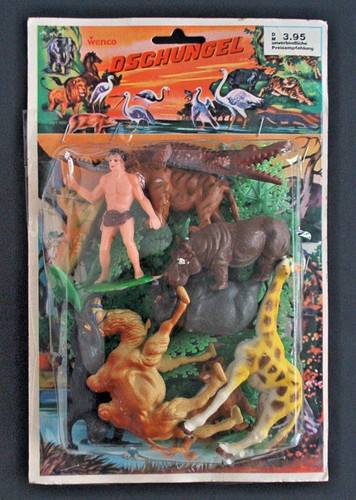 Tarzan dschungel set 1970s - dschungel,