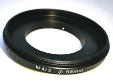 58mm M4/3 Makro Umkehrring Reverse für Micro Four Thirds MFT Mount Retroadapter 