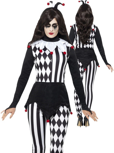 Smiffys damen jester halloween - smiffys,