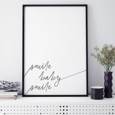 JUNIWORDS Poster mit Rahmen