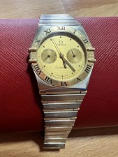 omega constellation stahl gold