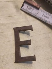 Vintage Alte Kupfer Buchstaben