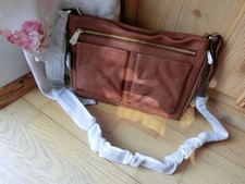 FOSSIL PIPER SM CBDY Tasche Handtasche Leder braun Crossbody Handtasche Bag