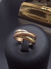 Cartier Ring Größe 53 TRICOLOR Gelbgold 750  18k Gold zeitlos Trinity Tricolor