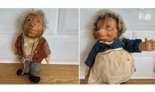 Steiff igel paar - steiff,