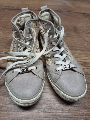 Sneaker grau halbhoch 39 - grau,