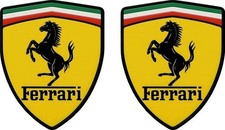 Ferrari Aufkleber 2 X Sticker