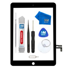 Digitizer Touchscreen Display Glas für iPad 7 & 8 - Schwarz