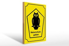 Holzschild Hinweis 30x40 cm