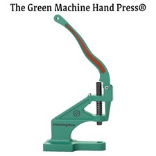 Die grüne Maschine Handpresse® zum Fixieren von Druckknöpfen Ösen Nieten Lederhandwerk