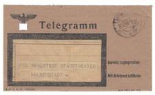 Deutsches Reich Telegramm 1944