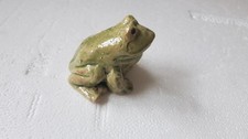 Froschfigur deko keramik grün - froschfigur,
