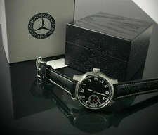 Herrenuhr Classic MERCEDES BENZ 44mm Handaufzug Sea-Gull ST36/6497, Holzbox,Neu