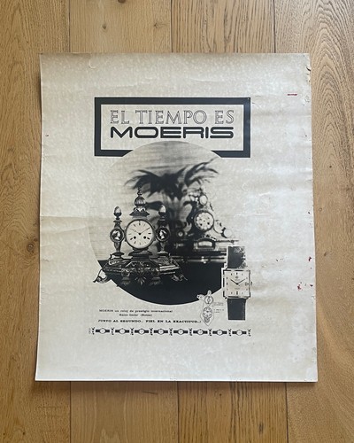Watch advertising poster