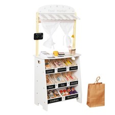 Kaufladen Supermarkt Kinder Bioladen Kaufmannsladen Holz Kindermark Kassse SOUND