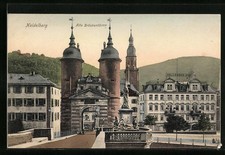 Heidelberg, Ansichtskarte, Alte Brückentürme 
