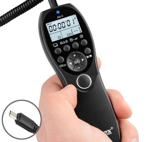 Ayex timer fernauslöser - ax-3, timer-fernauslöser