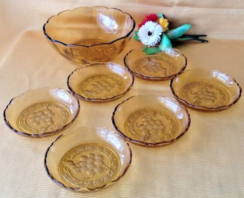 Trauben motiv art déco amber - déco,