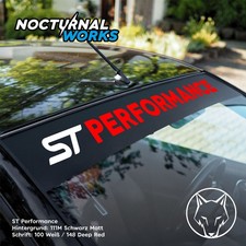 Blendstreifen + Schrift 105cm ST Performance Aufkleber Scheibenkeil Tuning