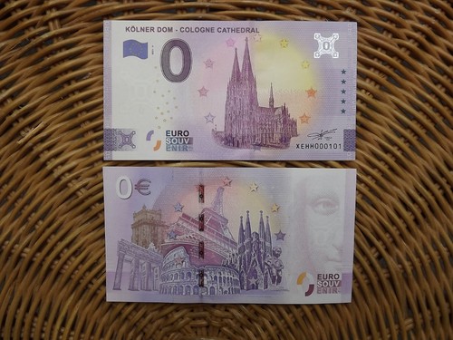 Euro schein kölner - dom,