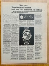 IWC Ingenieur International Watch Co. 1967 Vintage Ad Werbung Reklame
