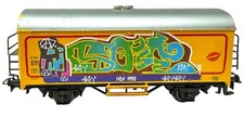 MÄRKLIN Güterwagen GRAFFITI Waggon H0 1:87 Modellbahn gesprayt INKgrafiX TOYS A