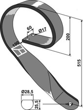 Federzinken - Ausführung