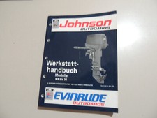 1992 Werkstatthandbuch JOHNSON Evinrude Außenborder 10 14 15 20 25 28 30 35 PS