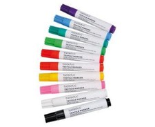 10x Textilmalstifte