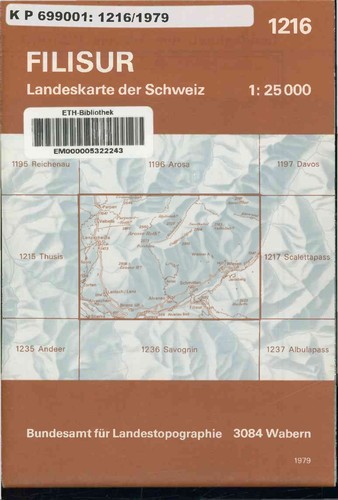 Filisur landeskarte der - filisur.,