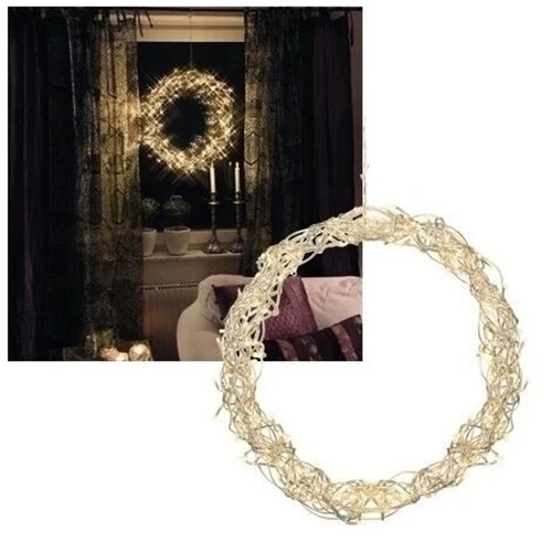 Led licht kranz curly 50cm - curly, 30/50cm