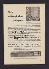 DÜSSELDORF-HAFEN, Werbung 1936, Ovator-Kraftfutter-Werk Westdeutsche Mühle GmbH
