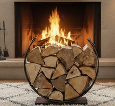 Großer Metall Brennholz