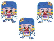 3-Folienballon Clown Helium
