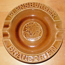 Aschenbecher Ascher Flensburger Brauereien Pils Pilsener Bier Plop Flens Flepi