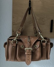 Original Mulberry Emmy Bag Vintage Top Zustand Oak Grain / Hellbraun