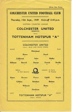 Colchester United v Tottenham