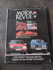 Motor Revue Zeitschrift Jahresausgabe 1993 Vintage