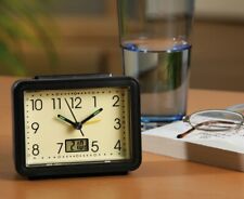 Leuchtwecker mit Temperaturanzeige Wecker Beleuchtet in Schwarz