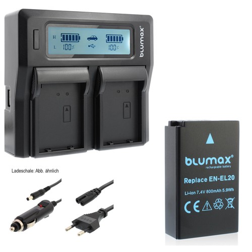 Akku lader für - +, nikon