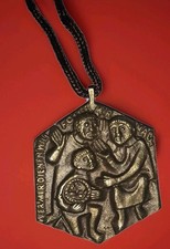 Egino Weinert Doppelseitige Bronzemedaille Sakrale Kunst-60×50mm