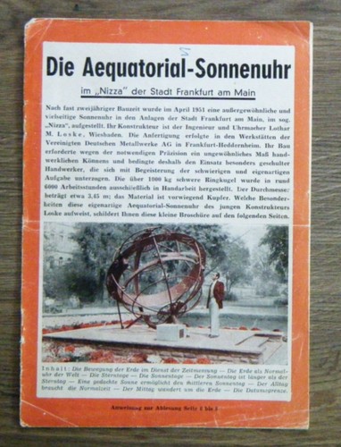 Alte broschüre die - broschüre,