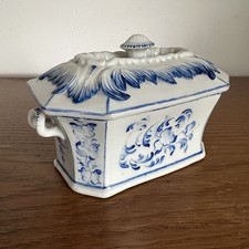 Antike Fayence Deckel Terrine