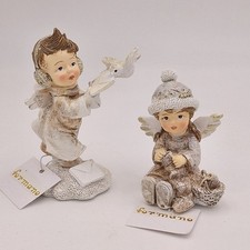 Winterkinder 2 Stk. Dekofigur