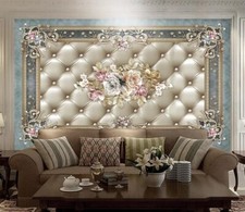 3D Blume Muster Q13056 Tapete Wandgemälde Fototapete Selbstklebend Kay