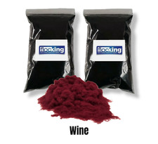 Flockfasern weinrot 2 x 1 qm