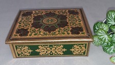 Alte Blechdose Deckeldose Eckig Vorratsdose Orientalisch mit Deckel H 139