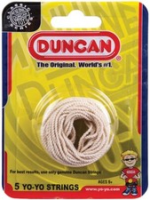 ORIGINAL DUNCAN WHITE YO-YO YOYO SAITEN (5ER PACK) BRANDNEU!