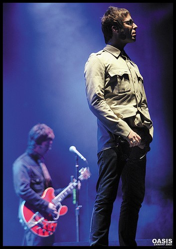 Oasis poster live cardiff 2005 - poster,