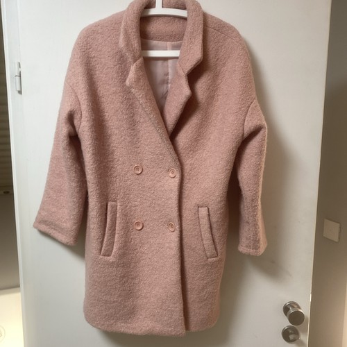 Damen mantel jacke caban rosa - damen,